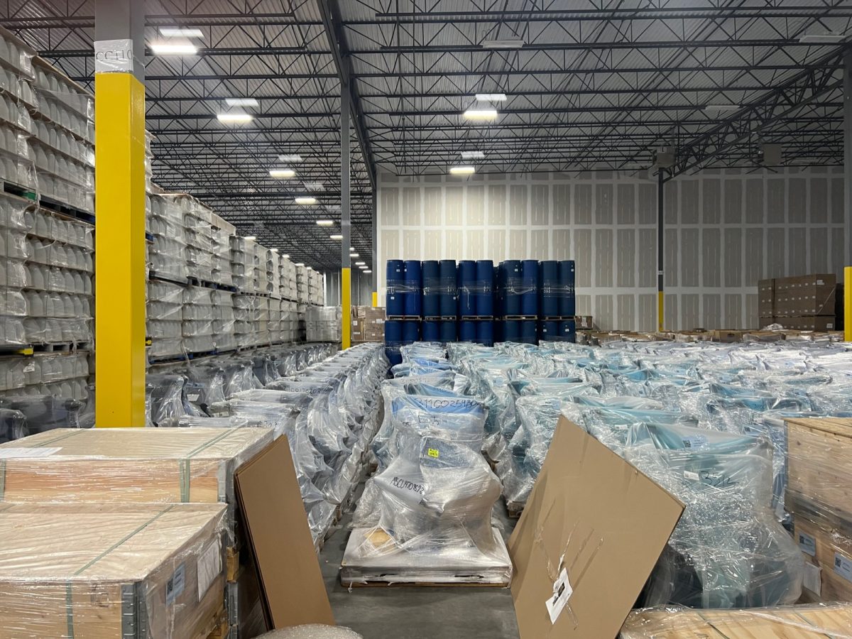 Stockage de matériel stérile entre deux salons : la méthode